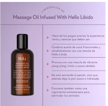 HēLi - Massage Oil Infused With Hello Libido